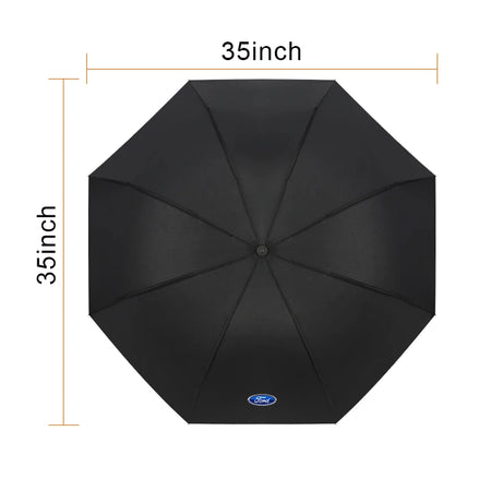 Windproof Automatic Car Umbrella Sunshade for Ford Models - Focus, Mondeo, Kuga &amp; More