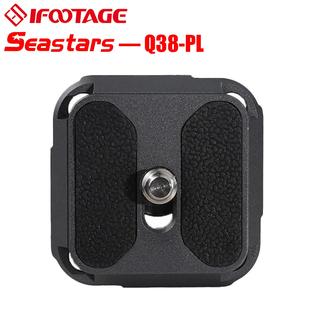 IFOOTAGE Q38 Aluminum Quick Release Plate &ndash; Ultra Light Q38-PL