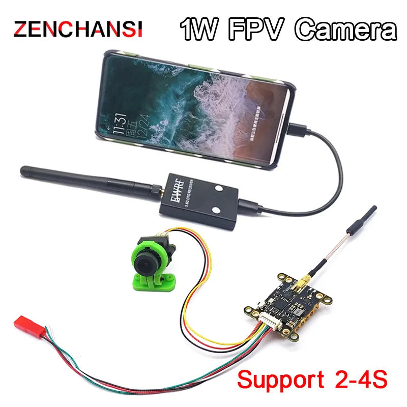 EWRF 5.8G FPV Set Camera &ndash; UVC Video Downlink OTG Ready New FPV Set 1