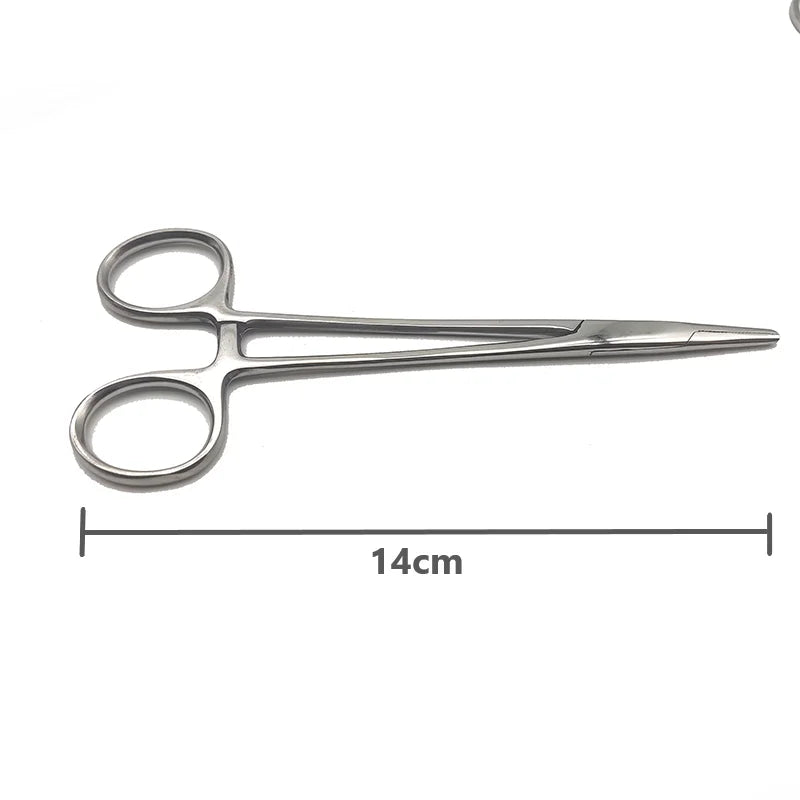 Suture Needle Clamp Forceps Stainless Steel &ndash; Precise Grip 14cm