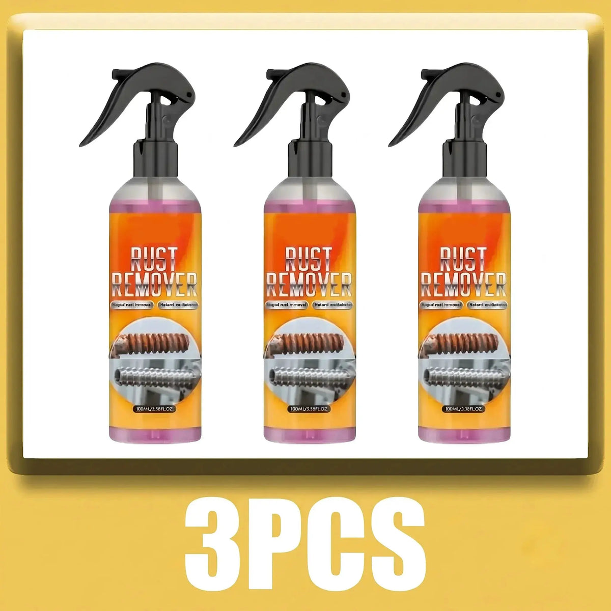 Multi-use Auto Rust Remover Used for Rust Removal Supplying Protective Coat on Car Brake Parts Metal Surface 1/3PCS by InterCyprus Trading Ltd