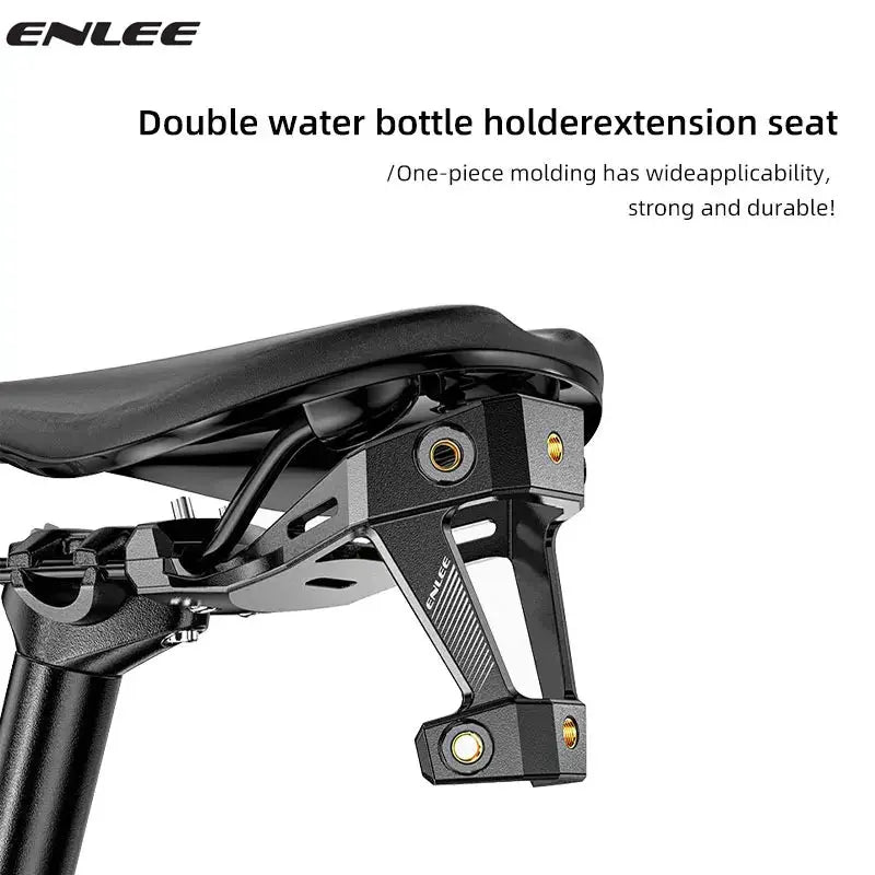 ENLEE Bicycle Bottle Cradle Extension Seat Mountain Bike Seat Bow Extension Bracket Saddle Adjustment Expansion Rack Equipment by InterCyprus Trading Ltd