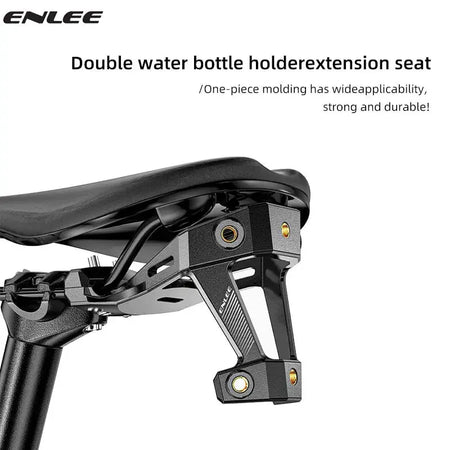 ENLEE Bicycle Bottle Cradle Extension Seat Mountain Bike Seat Bow Extension Bracket Saddle Adjustment Expansion Rack Equipment by InterCyprus Trading Ltd