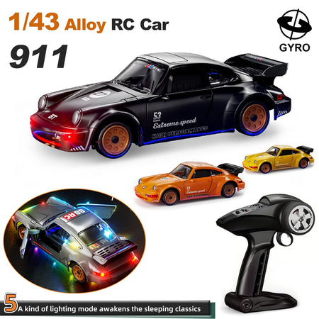 One Forty Third Scale Alloy RC Drift Car &ndash; Gyro Stabilized