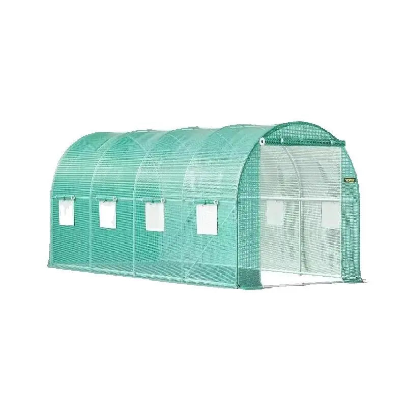 SucceBuy Walk-In Tunnel Greenhouse &ndash; Waterproof Cover Green 15x7x7 ft / Poland