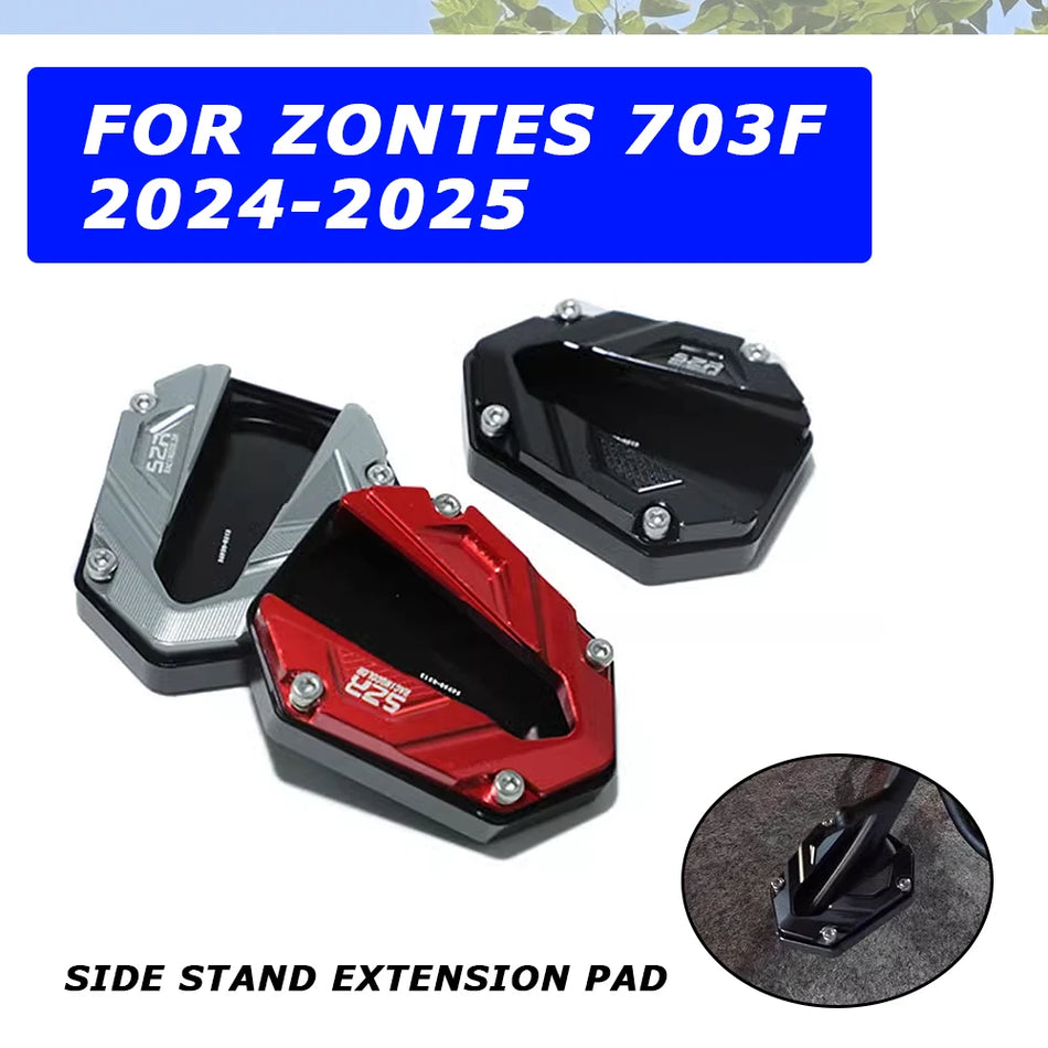 Zontes 703F standaardvoetvergroterplaat, motorfiets zijstandaard verlengingspedaal