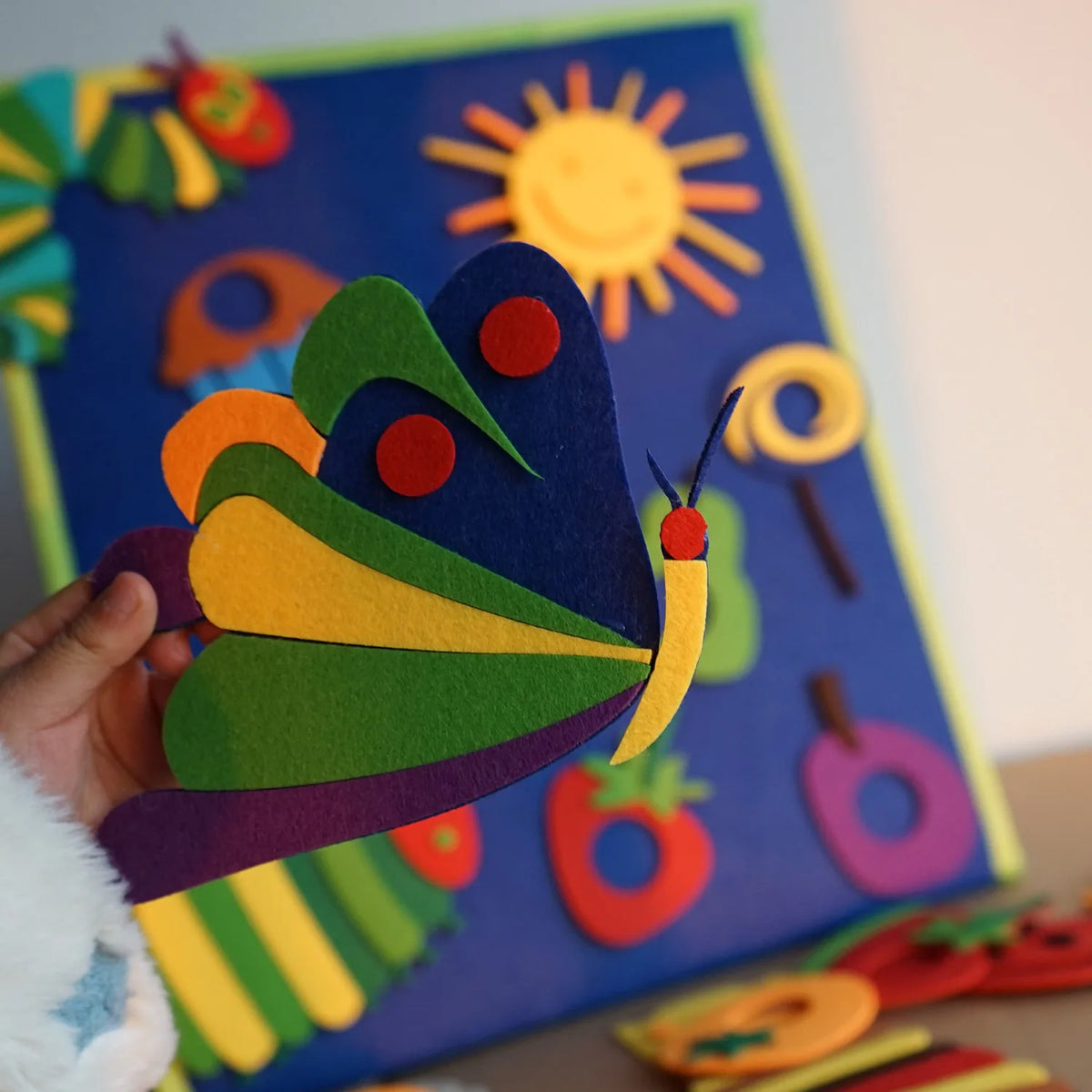 Montessori Life Cycle Caterpillar Felt Set &ndash; Story Cards