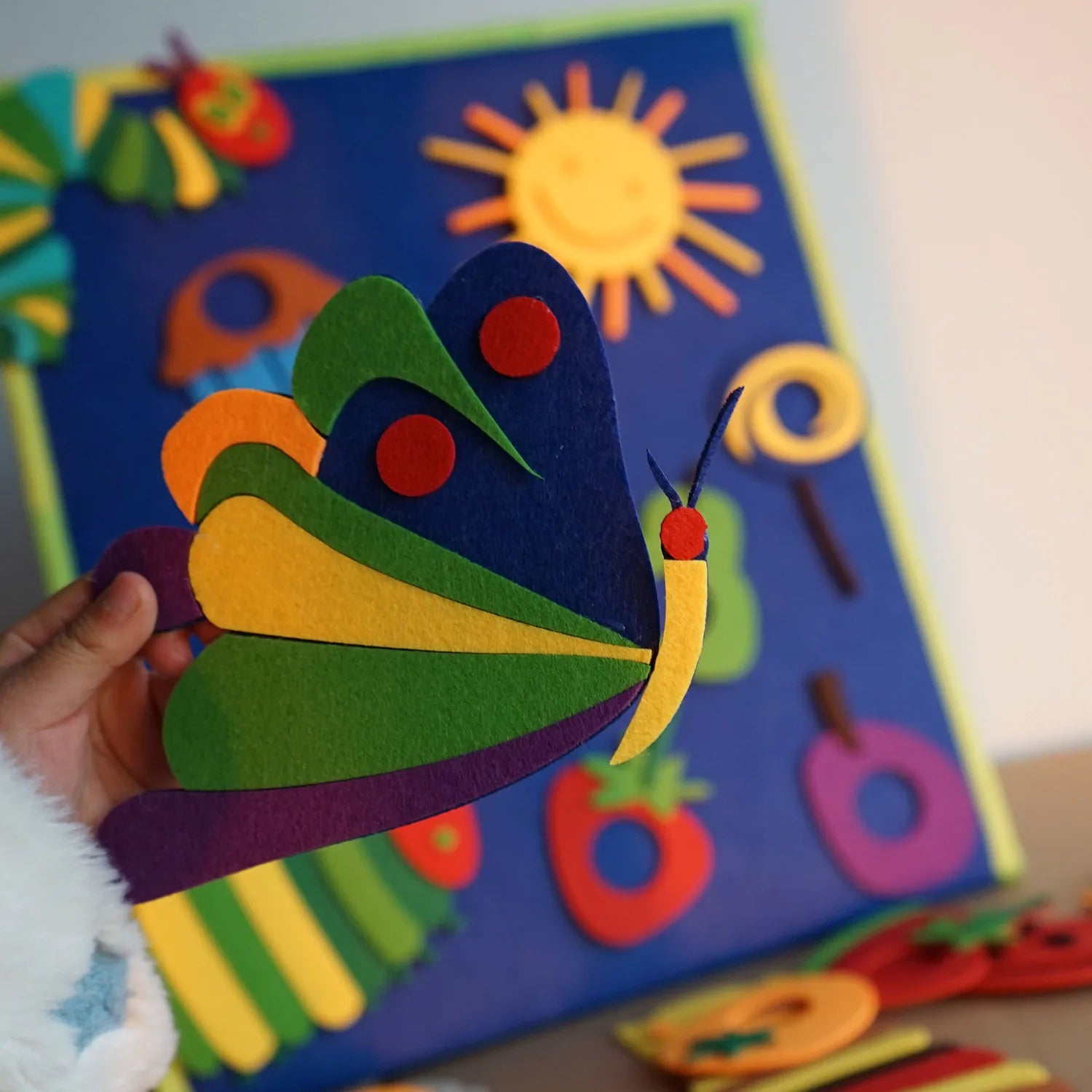 Montessori Life Cycle Caterpillar Felt Set &ndash; Story Cards