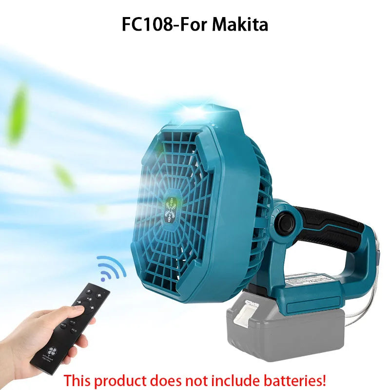 Multifunctional Lighting Fan Makita BL1830 &ndash; 14.4-18V 3W