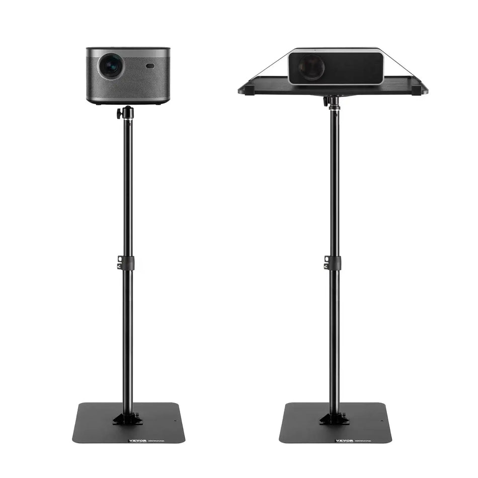 Projector Floor Stand Adjustable Height With Tray