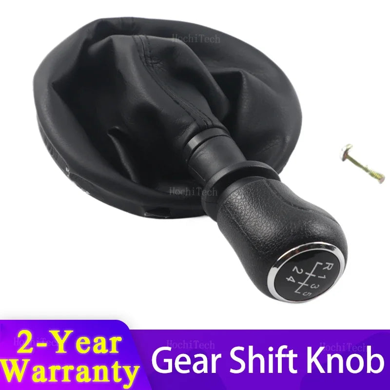 Manete de Mudança de Velocidades em Couro para VW Transporter T5 T5.1 Manual