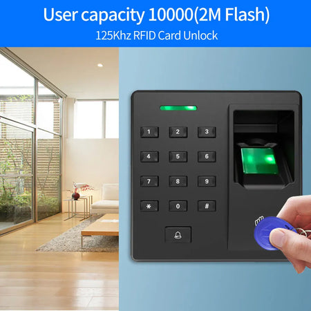 Fingerprint RFID Access Control Keypad 125KHz &ndash; Fast Setup