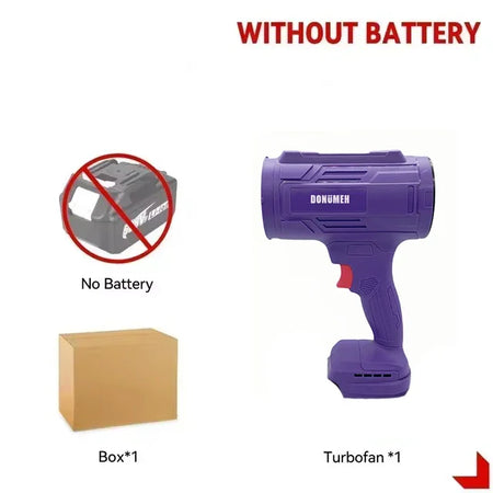 Turbofan High Power Jet Fan with Makita18V Battery &ndash; Car Washer &amp; Dust Blower DMSK-10-nobattery