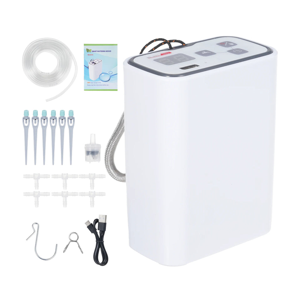 Automatisk bevattningssystem med inbyggd pump 3-vägs koppling