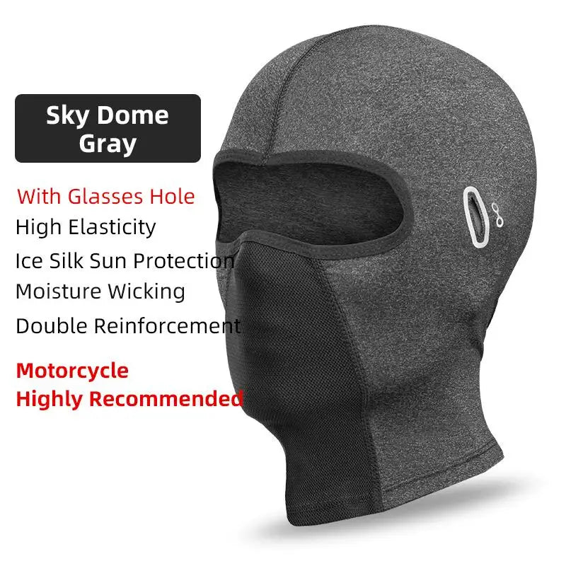 ESLNFC Half Face Cycling Mask - Comfortable Ice Silk Balaclava for Breathable Protection E