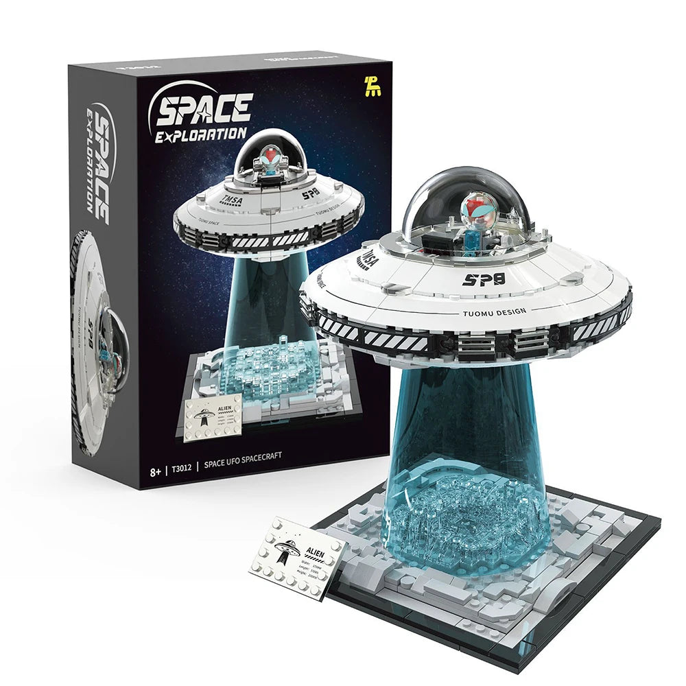MOC Space UFO Alien Spaceship &ndash; Lego Compatible Gift With Box 1