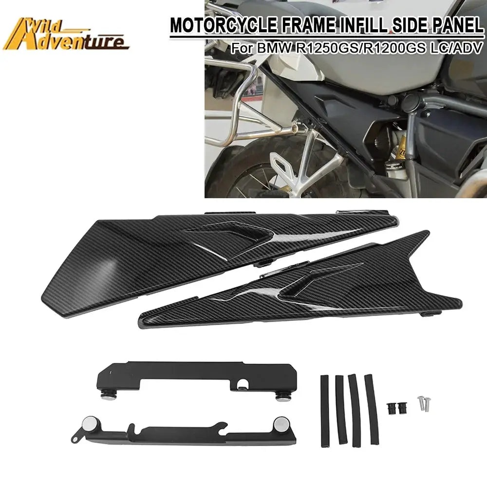 Motorcycle R1250GS GS1200 Frame Infill Side Panel Set Guard Protector Fairing Cowl Cover For BMW R1200 GS ADV LC Adventure HP by InterCyprus Trading Ltd