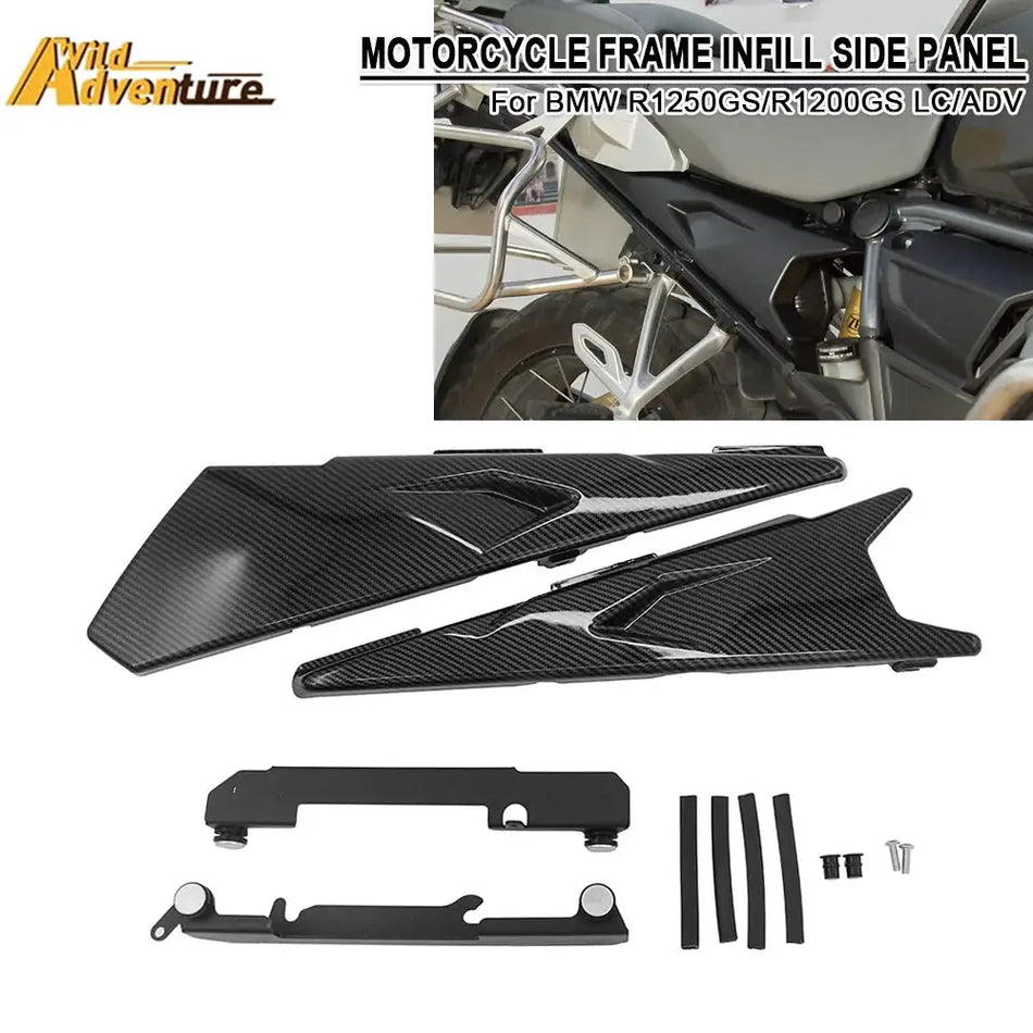 Motorcycle R1250GS GS1200 Frame Infill Side Panel Set Guard Protector Fairing Cowl Cover For BMW R1200 GS ADV LC Adventure HP by InterCyprus Trading Ltd
