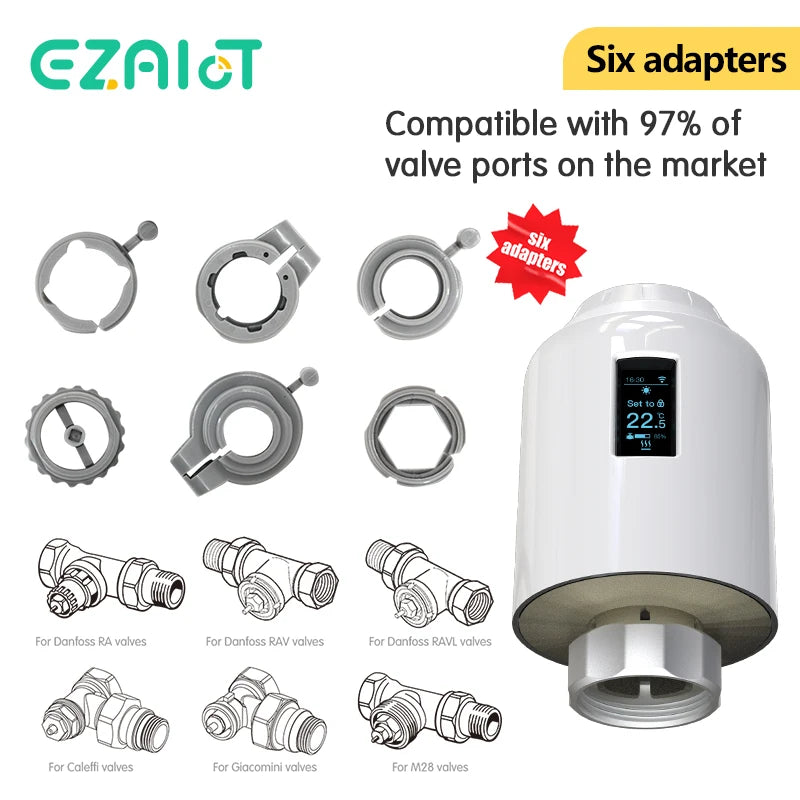 Tuya Smart ZigBee Radiator Actuator TRV - Energy Saving Mode