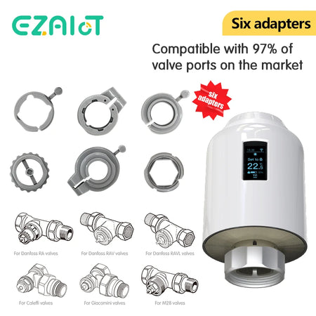 Tuya Smart ZigBee Radiator Actuator TRV - Energy Saving Mode