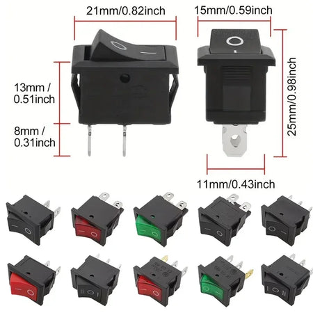 KCD1 Snap-in Boat Rocker Switch &ndash; Reliable ON/OFF Control