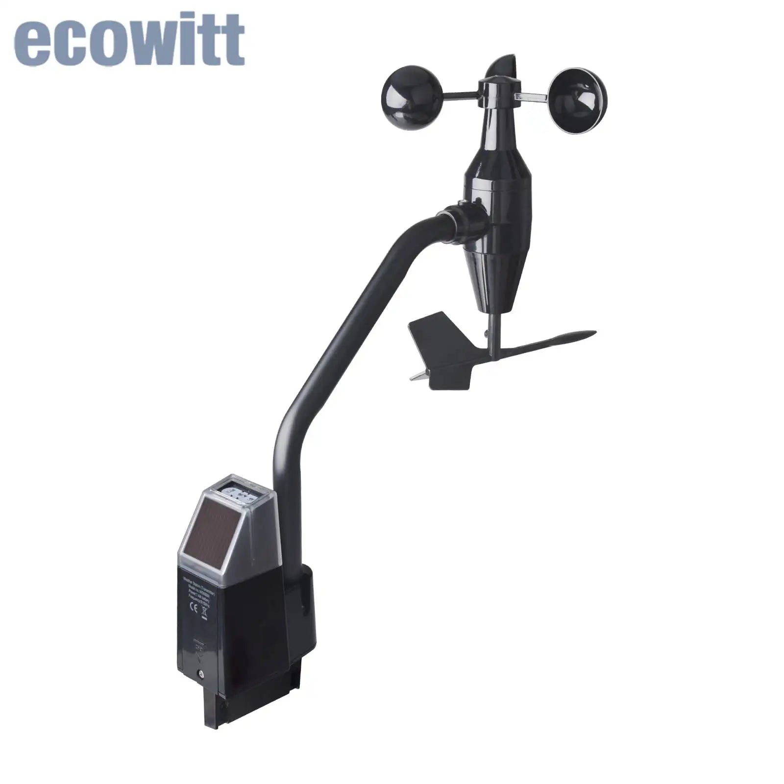 Ecowitt WS68 Solar Powered Wireless Anemometer Sensor for Wind Speed &amp; UV Measurement North America 915MHz