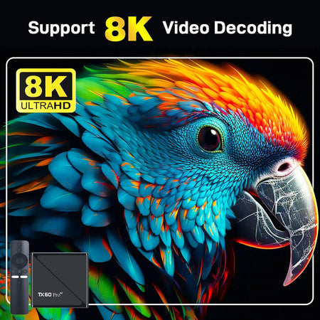 TX60 PRO - Android TV Box With Dual WiFi 6 And 256GB
