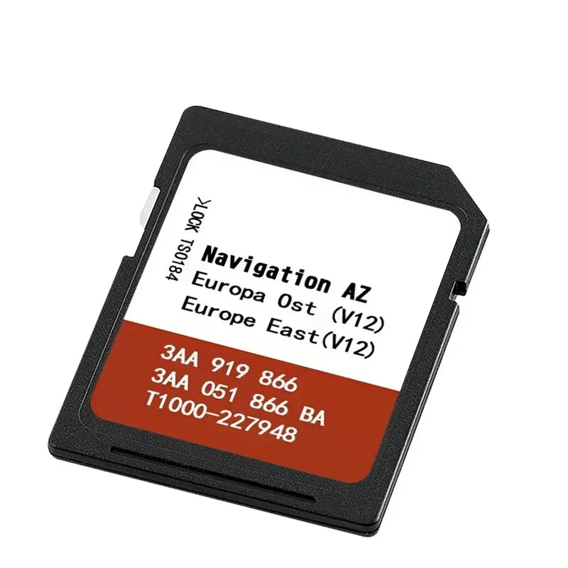 VW V12 Europe East RNS315 SD Card &ndash; Europe East Map Update