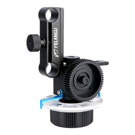 YELANGU Portable Mini Follow Focus Wireless Lens Control for DSLR and BMPCC 4K