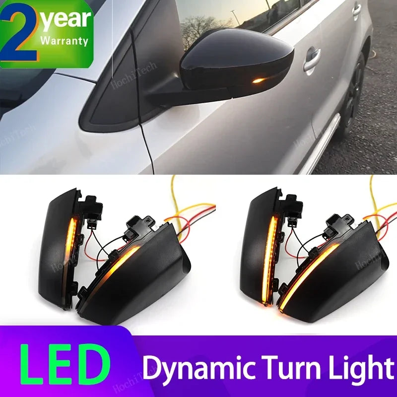 LED-dynaamiset vilkkuvalot VW Polo MK5 6R 6C 2 kpl