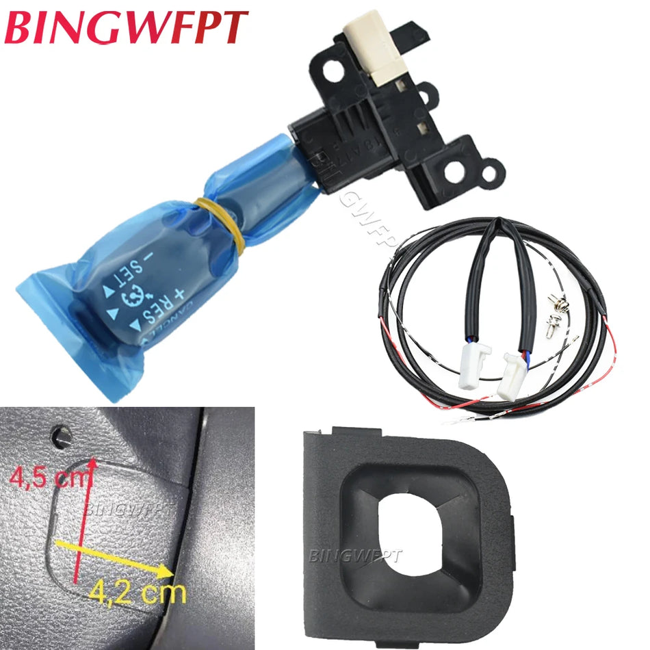 Interruptor de control de crucero del volante ABS+PC para Toyota E'Z
