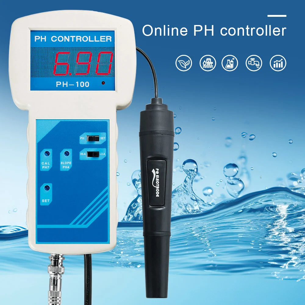 0-14pH Online PH Controller &ndash; Digital Display Water Monitor