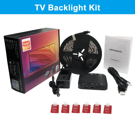 Smart Ambilight TV Backlight 4K LED Sync Box &ndash; Voice Control