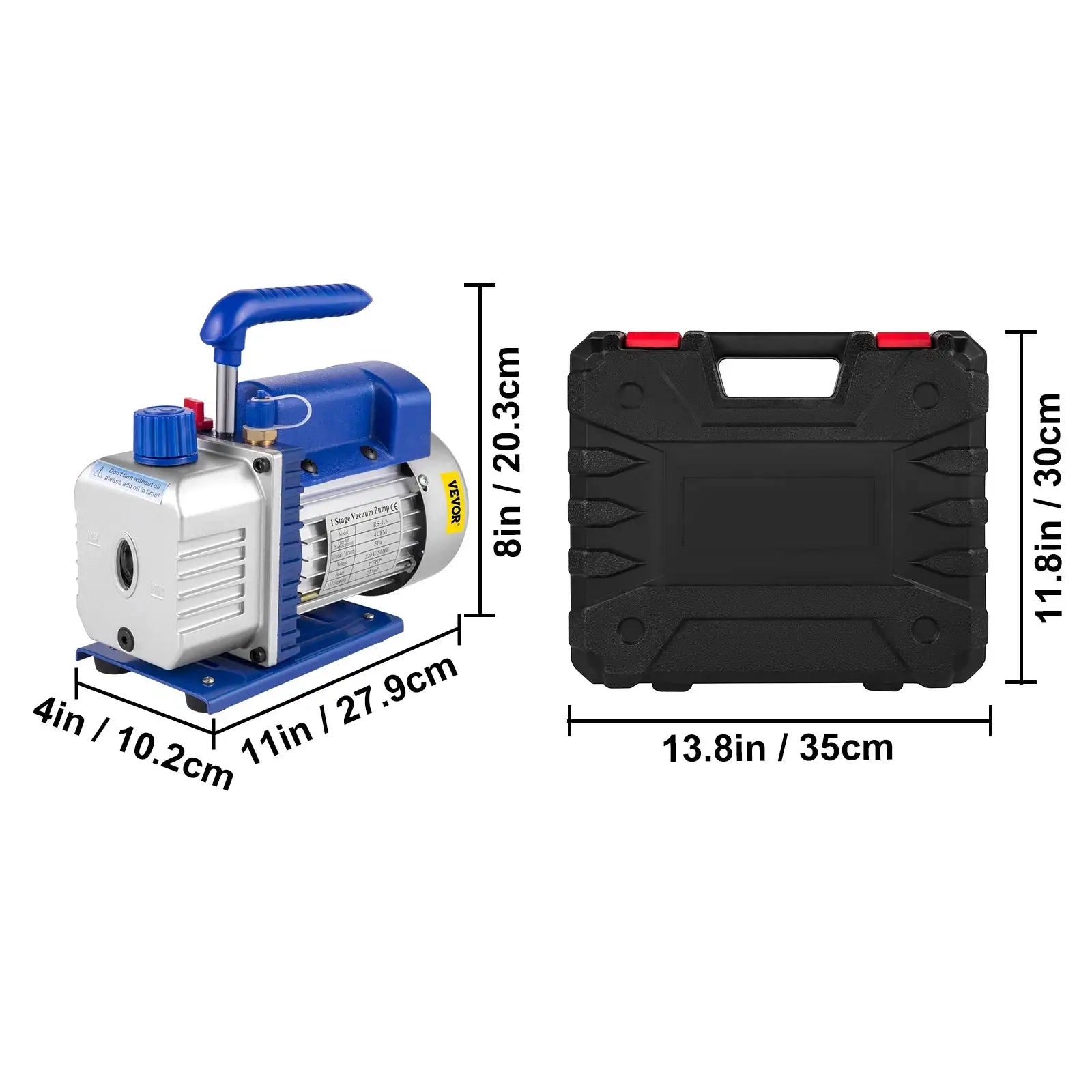 1.8 CFM 4.8 CFM Vacuum Pump Kits &ndash; HVAC Gauge 4CFM 1-3HP / EU / spain