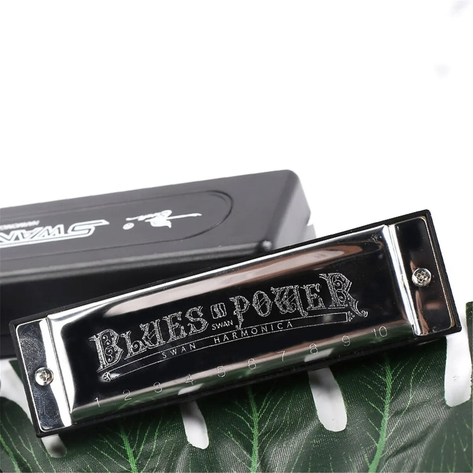 Harmonica Senior Bruce 10 Hole Blues &ndash; Case Included