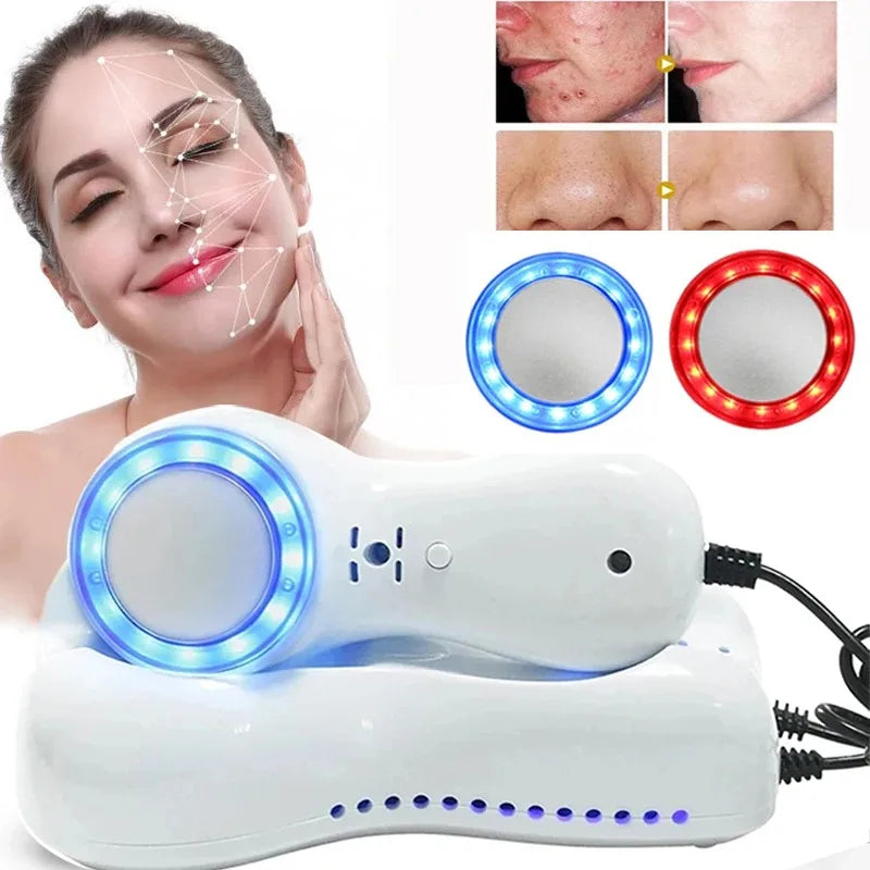 Vilnason Red Blue Light Therapy Massager - Facial Lifting