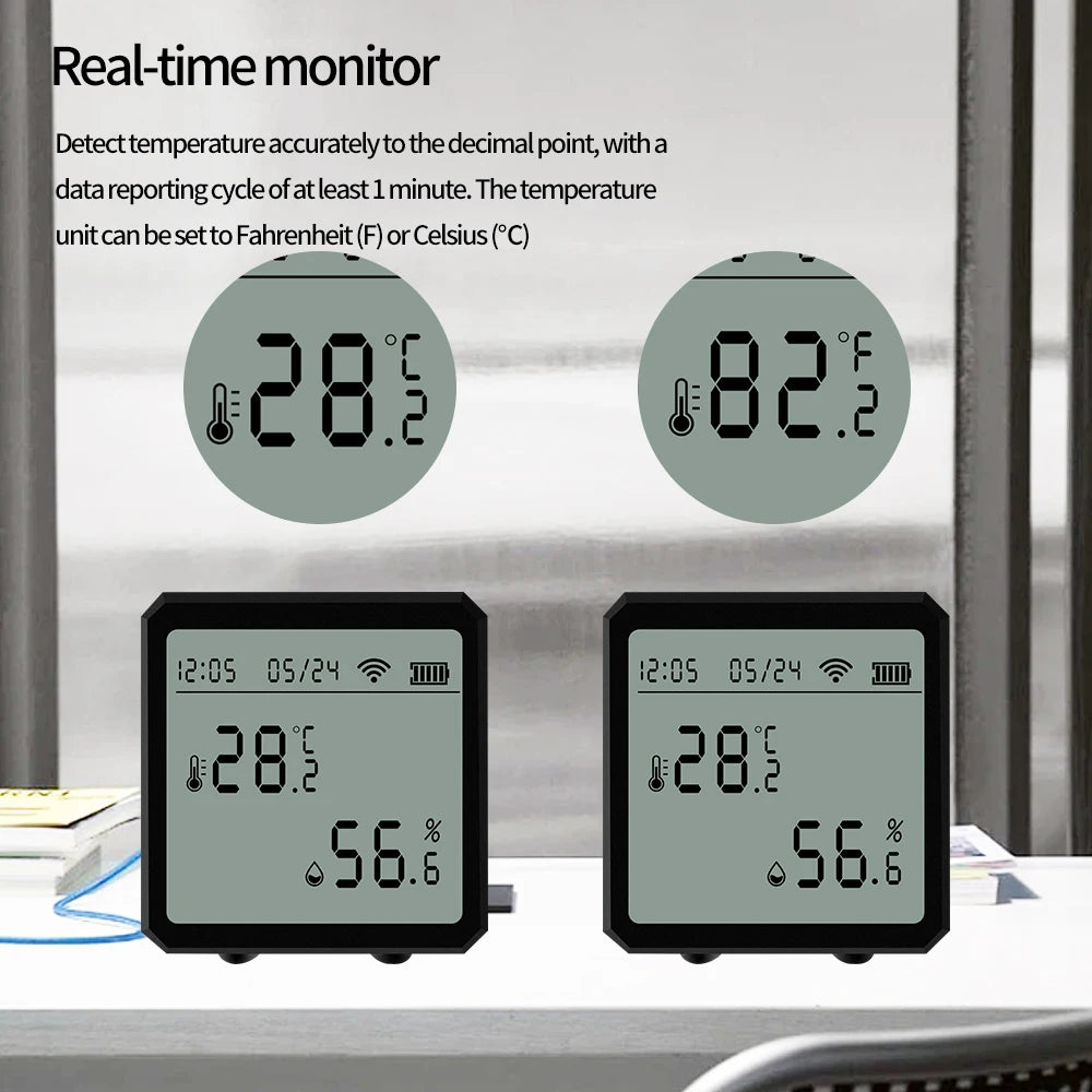 Zigbee WiFi Temperature Humidity Sensor &ndash; LCD Display