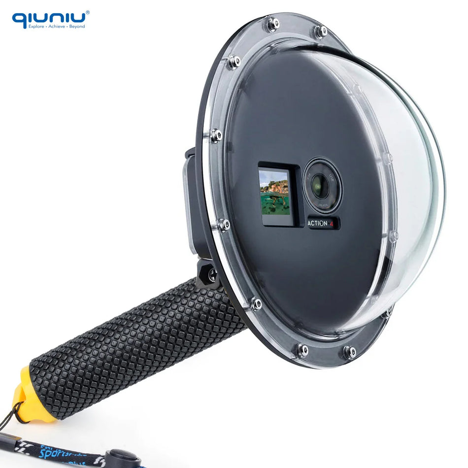 QIUNIU 45m Waterproof Dome Port &ndash; Perfect Underwater Housing for DJI Osmo Action 3/4/5