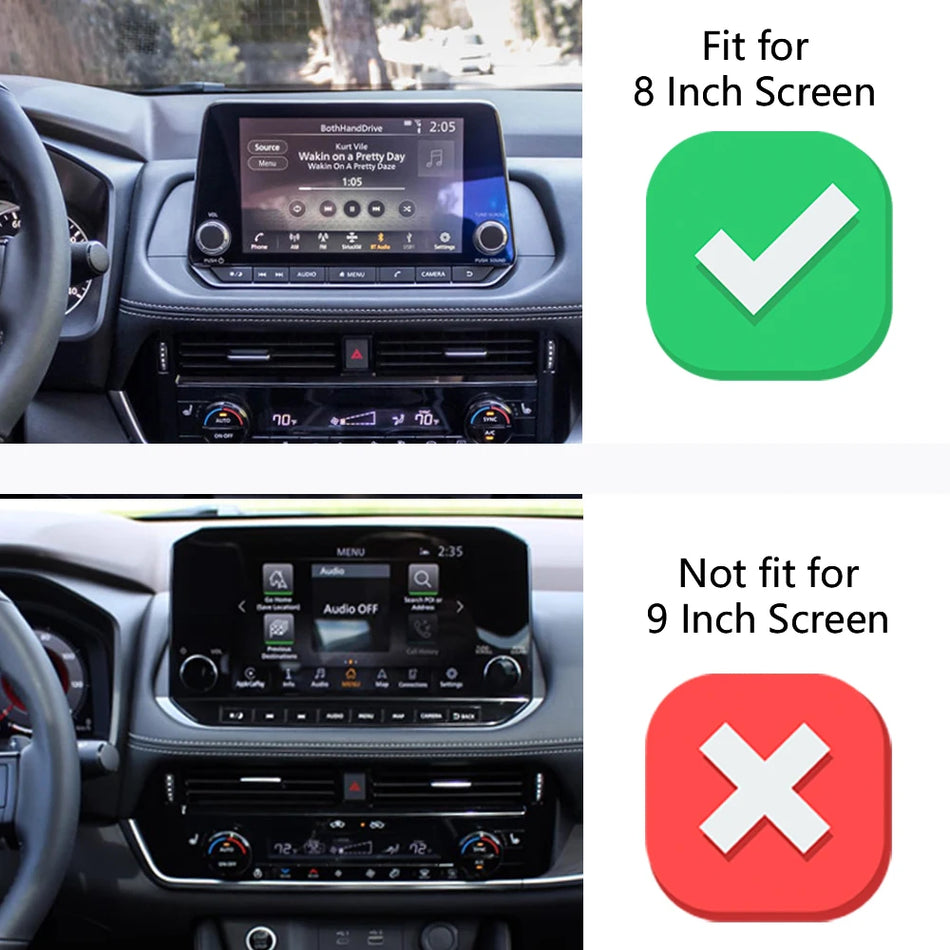 Suport pentru încărcător wireless de 8 inch Nissan Rogue 2021 2022