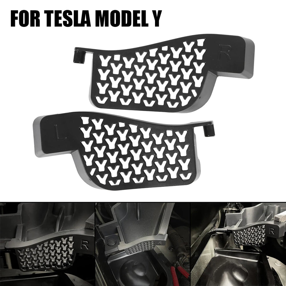 Etutakan vedenpuhdistin Tesla Model Y:lle ABS-verkkopeitteillä, korroosionkestävä roskien ja veden suoja