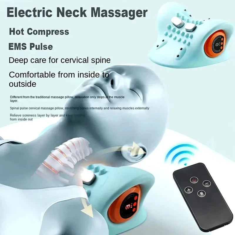Electric Cervical Massager Neck Stretcher &ndash; Pain Relief