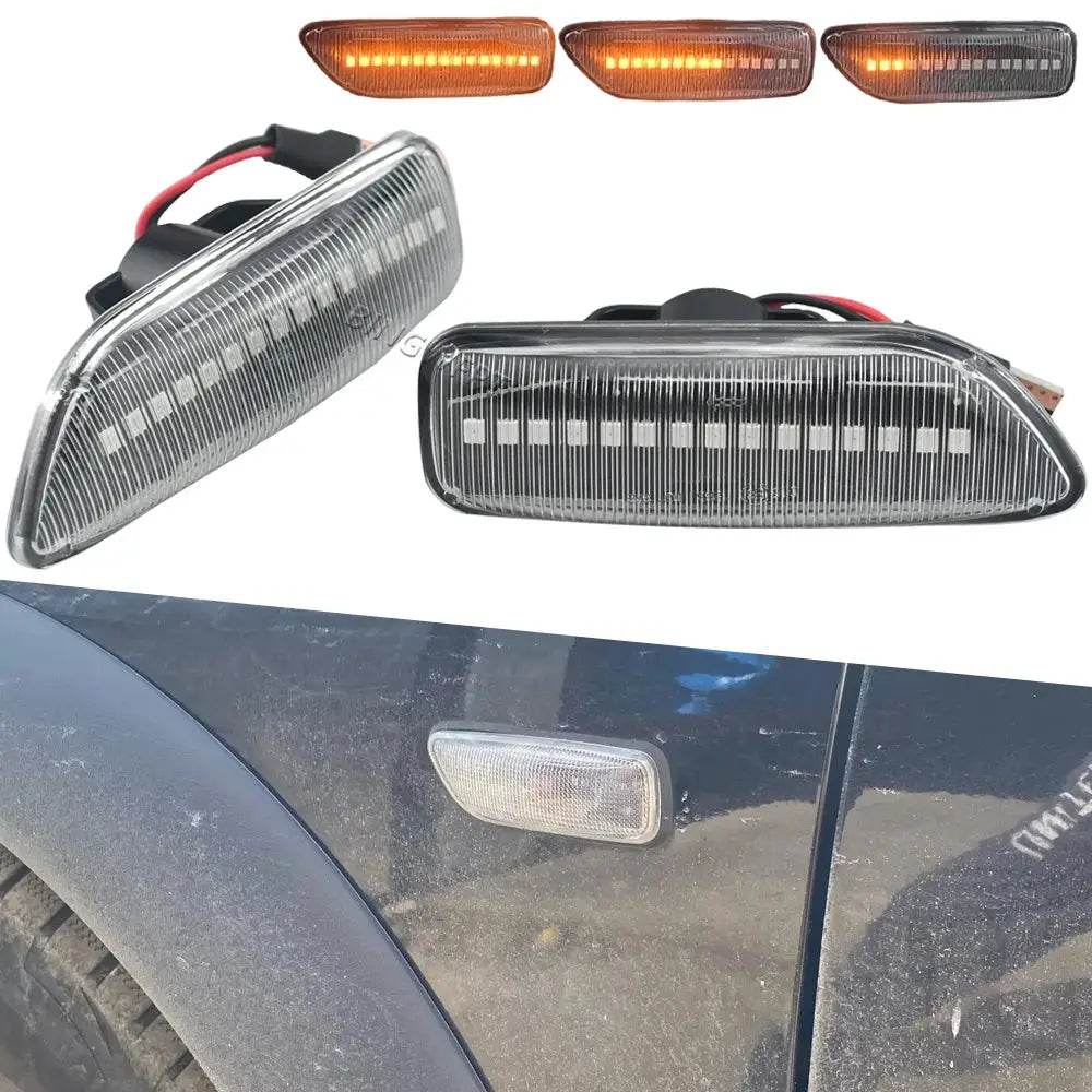OEM # 30722641 34432641 Dynamic LED Amber Side Marker Blinker Turn Signal Light For Volvo S60 V70 XC90 S80 XC70 1998-2007 by InterCyprus Trading Ltd