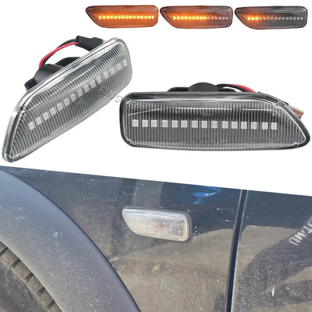 OEM # 30722641 34432641 Dynamic LED Amber Side Marker Blinker Turn Signal Light For Volvo S60 V70 XC90 S80 XC70 1998-2007 by InterCyprus Trading Ltd