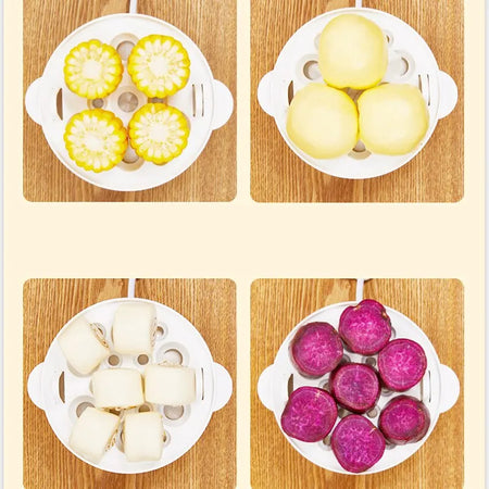 220V Multifunctional Electric Egg Boiler | Double Layer Egg Cooker &amp; Steamer