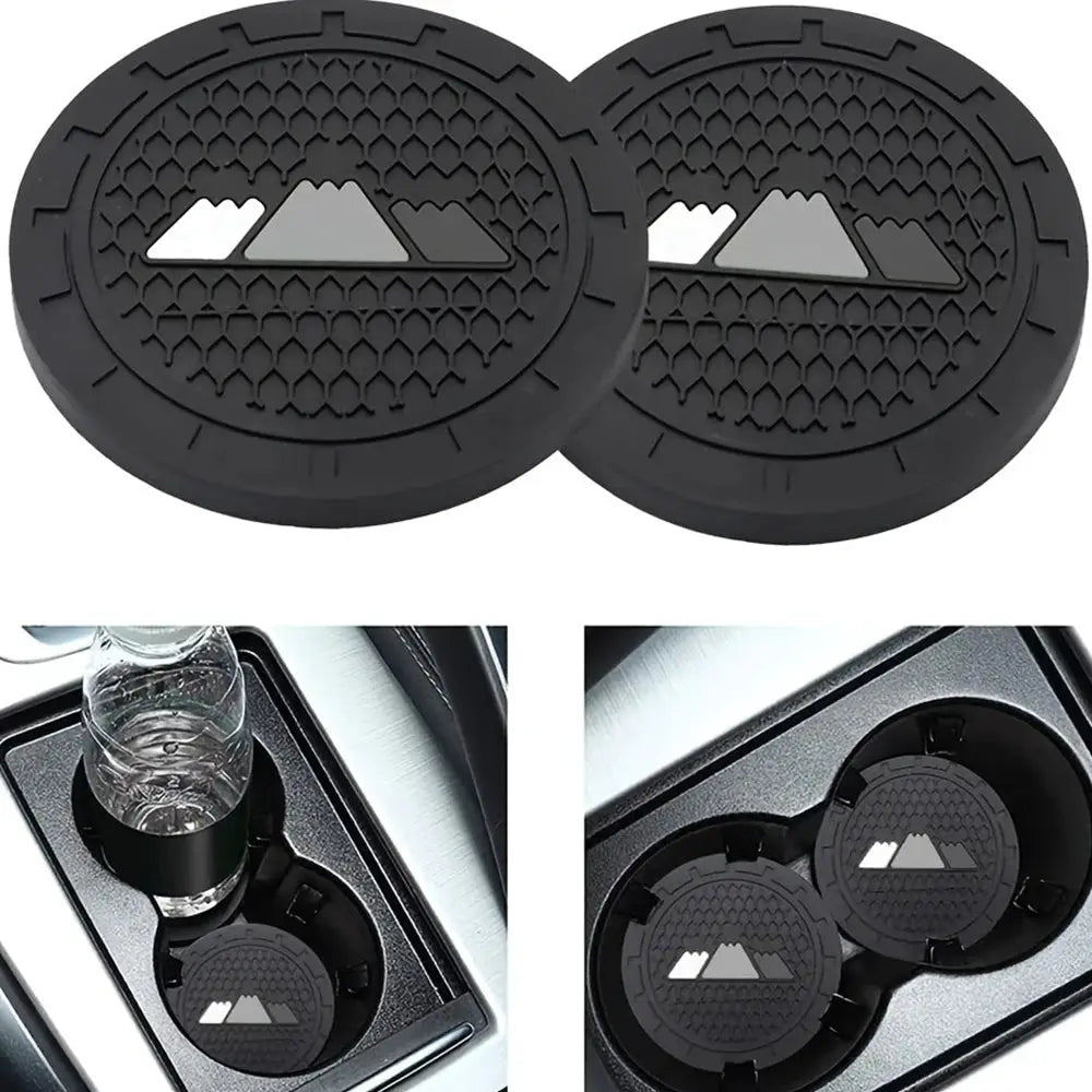 Silicone Cup Holder Coasters For Toyota Tacoma RAV4 2-Pack by InterCyprus Trading Ltd