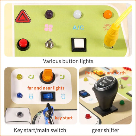 MY10082 Busy Board Led Switch Wheel Educational Toy &ndash; Play