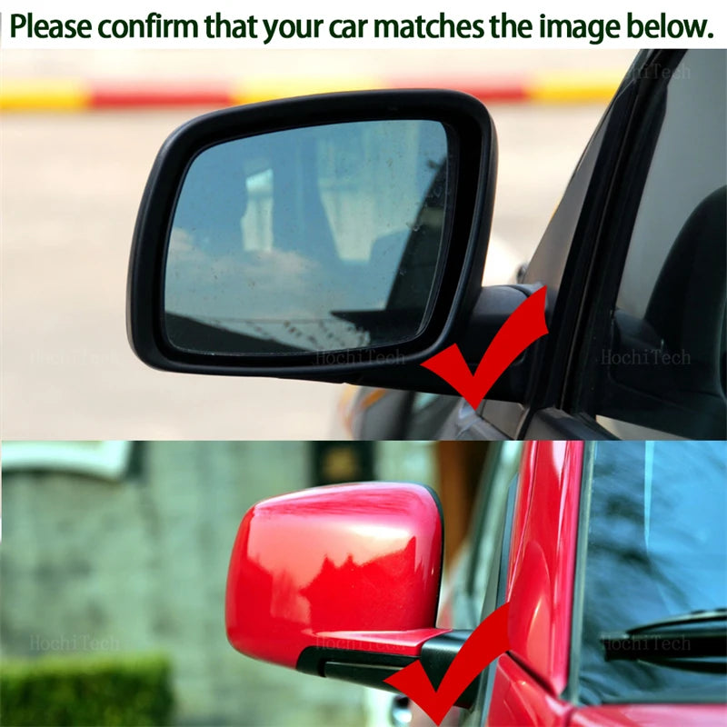 Cristal de espejo retrovisor calefactable para Dodge Journey JCUV 2009-2019