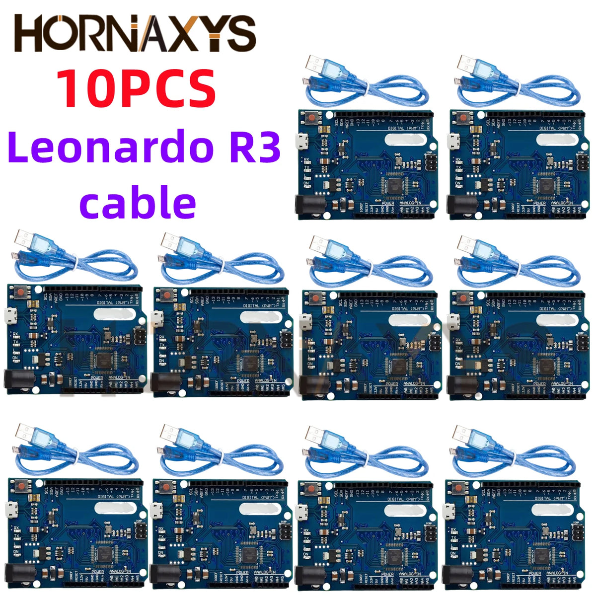 Leonardo R3 Development Board &ndash; Seamless Development Experience Leonardo cable 10pcs