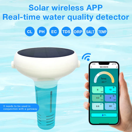 7 In 1 Tuya ZigBee Chlorine Pool Meter &ndash; Smart Pool Meter