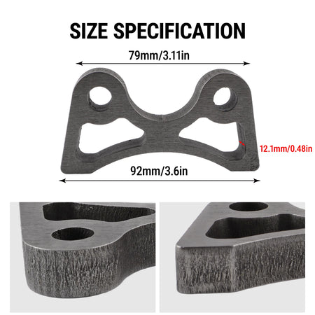 PIKBUK 2PCS For BMW E30 Z3 325 318 ti i is e fit twin dual caliper drift hydraulic handbrake M3 by InterCyprus Trading Ltd